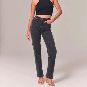 Abercrombie & Fitch The 90s Straight Ultra High Rise Size 2
